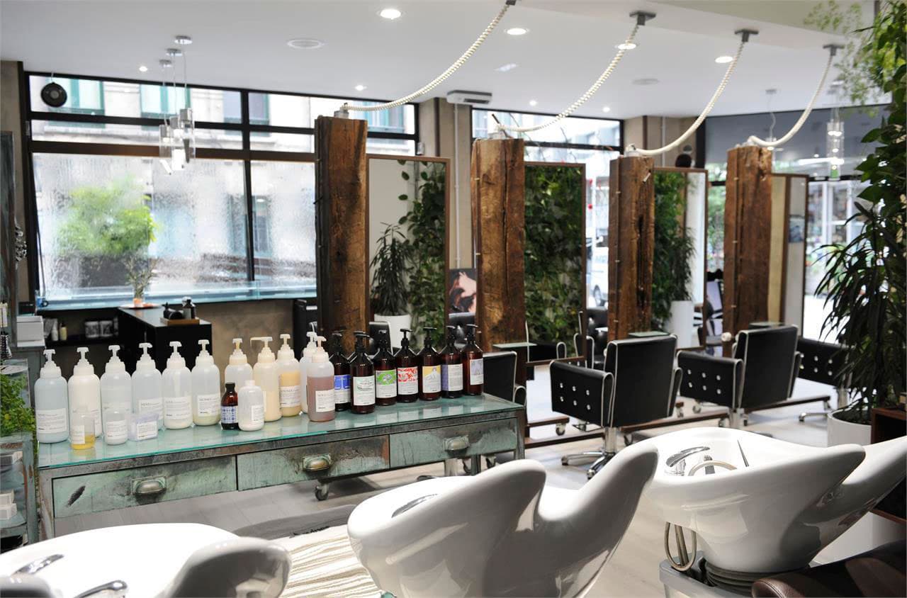 Instalaciones del salón de peluquería en A Coruña